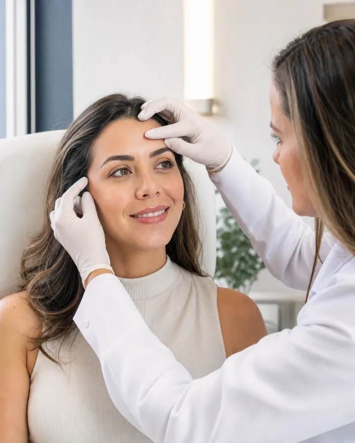 Atendimento de Botox com avaliação personalizada